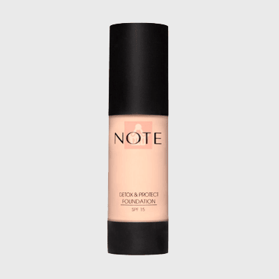 Note Cosmetics - Detox & Protect Foundation with SPF15 For All Skin Types